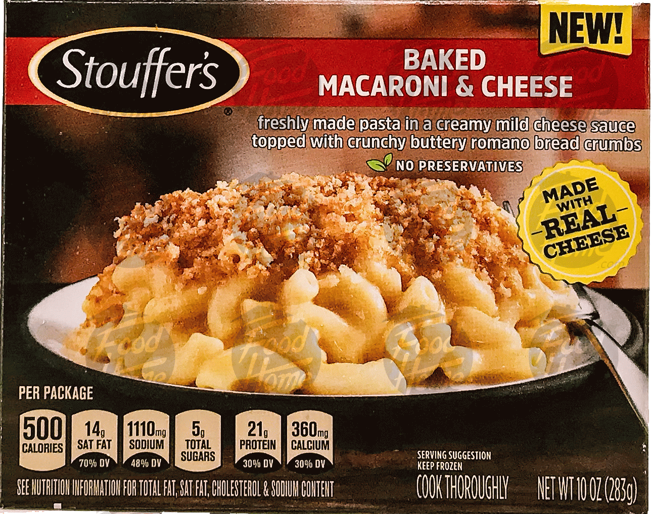 Stouffer's  baked macaroni & cheese, frozen box Full-Size Picture